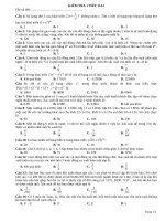 Đề kiểm tra khảo sát lớp 11 môn TOÁN