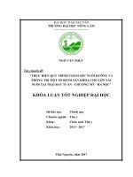 Thực hiện quy trình chăm sóc nuôi dưỡng và phòng trị một số bệnh sản khoa cho lợn nái nuôi tại trại bảy tuân   chương mỹ   hà nội 