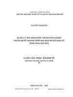 Quản lý thu BHXH đối với doanh nghiệp ngoài quốc doanh trên địa bàn huyện đại từ tỉnh thái nguyên 