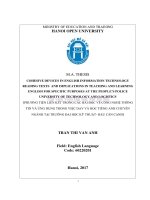 Cohesive devices in english information technology reading texts and implications in teaching and learning english for specific purposes at the people’s police university of technology and logistics 