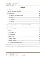 Thiê ́t kê ́ và lắp ráp mô hình chuyển động tịnh tiến dùng động cơ bước và trục vít me   (xác định quãng đường đi và vị trí của chi tiết thông qua chuyển động quay của động cơ)