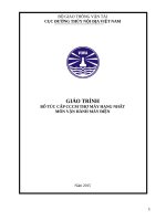 Giáo trình vận hành máy điện