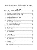 Truyền tín hiệu trong hệ thống thông tin quang