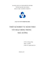 Đồ án THIẾT KẾ ROBOT TỰ HÀNH THEO VẾT HOẠT ĐỘNG TRONG  NHÀ XƯỞNG