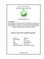 Thực hiện quy trình chăm sóc, nuôi dưỡng và phòng, trị một số bệnh của lợn nái và lợn con theo mẹ tại hợp tác xã chăn nuôi và trồng trọt tổng hợp non tranh xã tân thành   huyện phú bình   tỉnh thái nguyên 