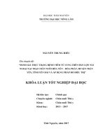 Đánh giá thực trạng bệnh viêm tử cung trên đàn lợn nái ngoại tại trại chăn nuôi hòa yên – hòa phát, huyện trấn yên, tỉnh yên bái và áp dụng pháp đồ điều trị 