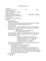 Bệnh án sản khoa hậu sản