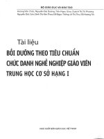 tài liệu  bồi dưỡng giáo viên THCS hạng 1 Bản chuẩn nhất nhé