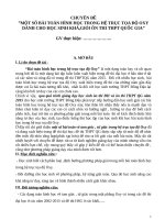 MỘT SỐ BÀI TOÁN HÌNH HỌC TRONG HỆ TRỤC TỌA ĐỘ OXY DÀNH CHO HỌC SINH KHÁ,GIỎI ÔN THI THPT QUỐC GIA