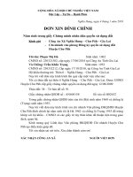 đơn xin đính năm sinh sai với QSĐ