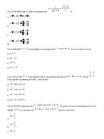 Bài tập trắc nghiệm toán 11
