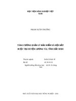 Tăng cường quản lý bảo hiểm xã hội bắt buộc tại huyện lương tài, tỉnh bắc ninhtăng cường quản lý bảo hiểm xã hội bắt buộc tại huyện lương tài, tỉnh bắc ninh 