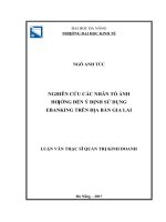 Nghiên cứu các nhân tố ảnh hưởng tới ý định sử dụng ebanking trên địa bàn gia lai 