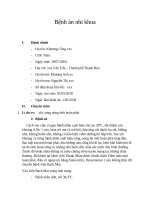 bệnh án nhi viêm tinh hoàn