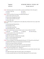 Đề thi thử THPTQG 2019   lịch sử   megabook   đề  10   có lời giải chi tiết