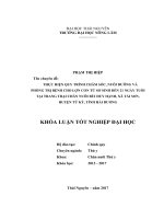 Thực hiện quy trình chăm sóc, nuôi dưỡng và phòng trị bệnh cho lợn con từ sơ sinh đến 21 ngày tuổi tại trại chăn nuôi bùi huy hạnh, xã tái sơn   huyện tứ kỳ   tỉnh hải dương 