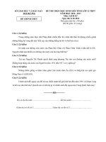 Đề thi học sinh giỏi môn Lịch sử lớp 12 năm học 2016  2017 có đáp án