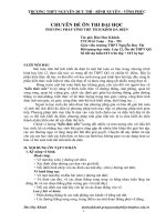 CHUYÊN ĐỀ ÔN THI ĐẠI HỌC PHƯƠNG PHÁP TÍNH THỂ TÍCH KHỐI ĐA DIỆN