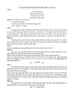 Câu hỏi sinh hoạt chuyên đề môn Hóa học lớp 10 tuần 28