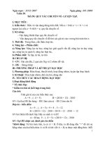 Giáo án số 6 kì 2 theo mẫu công văn mới nhất