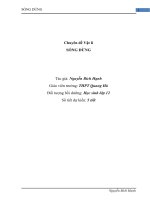 Chuyên đề Vật lí SÓNG DỪNG ôn thi THPT QG