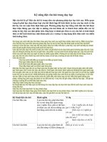 Kỹ năng đặt câu hỏi trong dạy học