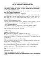 Câu hỏi sinh hoạt chuyên đề tuần 05 các môn hóa học, toán học, lịch sử