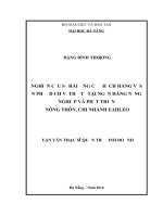Nghiên cứu sự hài lòng của khách hàng về sản phẩm dịch vụ thẻ ATM tại ngân hàng NNPTNT, chi nhánh eahleo 