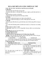 Giáo án Sinh học 12 bài 6: Đột biến số lượng nhiễm sắc thể