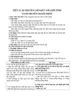 Giáo án Sinh học 12 bài 12: Di truyền liên kết với giới tính và di truyền ngoài nhân