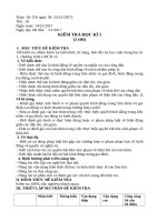 Giáo án môn GDCD kiểm tra học kì I  Đề số 2