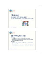 Phương pháp nghiên cứu khoa học cho sinh viên