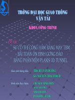 slide thuyết trình THIẾT kế và tổ CHỨC THI CÔNG hầm METRO HANOI + bản vẽ