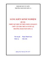 skkn thiết kế trò chơi chữ cái cho trẻ