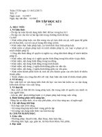 Giáo án môn GDCD Ôn tập học kì I