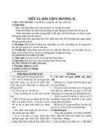 Giáo án Sinh học 12 bài 15: Bài tập chương I và chương II