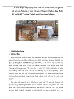 Chiến lược hoạt động sản xuất và xuất khẩu sản phẩm đồ gỗ nội thất giả cổ của công ty công ty cổ phần tập đoàn kỹ nghệ gỗ trường thành vào thị trường châu âu 