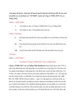 Kế hoạch  tổng hợp sản xuất sản phẩm cao su kỹ thuật cao  SENSOR  áp lực tại công ty TNHH MTV cao su thống nhất 