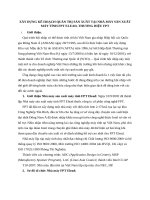 Xây dựng kế hoạch quản trị sản xuất tại nhà máy sản xuất máy tính FPT elead, thương hiệu FPT 