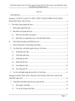 Xuất khẩu hàng dệt may việt nam sang thị trường hoa kỳ thực trạng và giải pháp đẩy mạnh xuất khẩu trong những năm tới