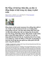 Đà Nẵng với bài học thân dân, an dân và đồng thuận xã hội trong xây dựng và phát triển