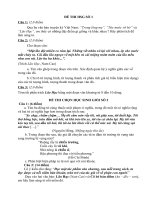 Đề thi học sinh giỏi ngữ văn 8 có đáp án