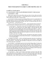 Chương 6 PHÂN TÍCH KINH tế xã hội và môi TRƯỜNG dự án đầu tư