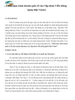 Chiến lược kinh doanh quốc tế của tập đoàn viễn thông quân đội viettel 