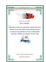 Trình bày tóm tắt nội dung chống phá giá trong WTO. hãy phân tích nội dung nào là thuận lợi, nội dung nào là khó khăn cho quá trình xuất khẩu ở việt nam