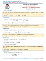  thầy vũ khắc ngọc  luyện tập phương pháp bảo toàn nguyên tố   