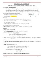 Cẩm nang vật lý phần dao động