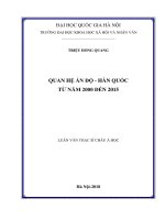 Quan hệ ấn độ   hàn quốc từ năm 2000 đến 2015 