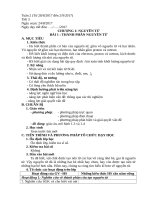 Giáo án hóa học 10 bài 1  Nguyên tử