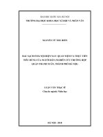 Rau sạch ở hà nội hiện nay quan niệm và thực tiễn tiêu dùng của người dân (nghiên cứu trường hợp quận thanh xuân, thành phố hà nội) 